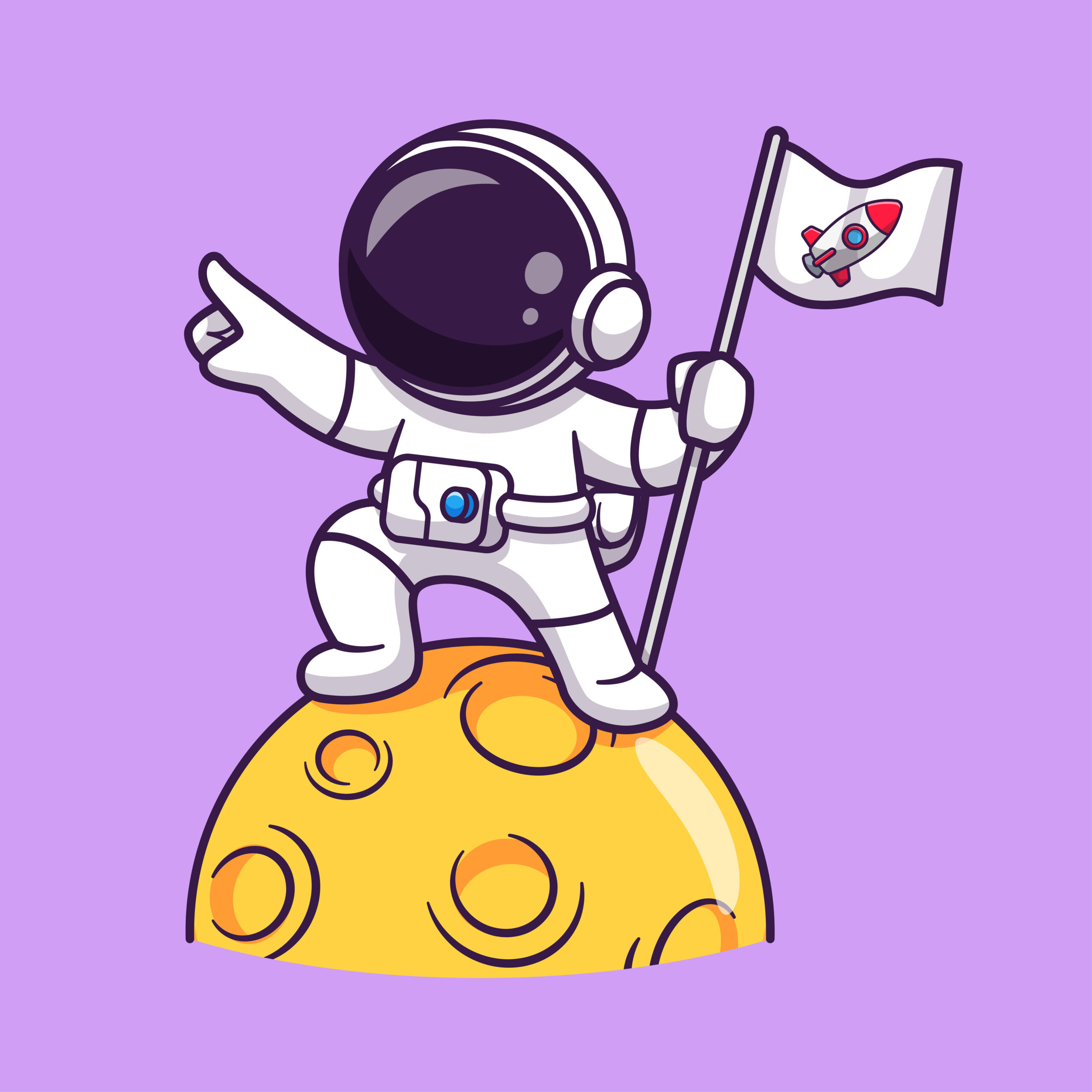 Print astronauta