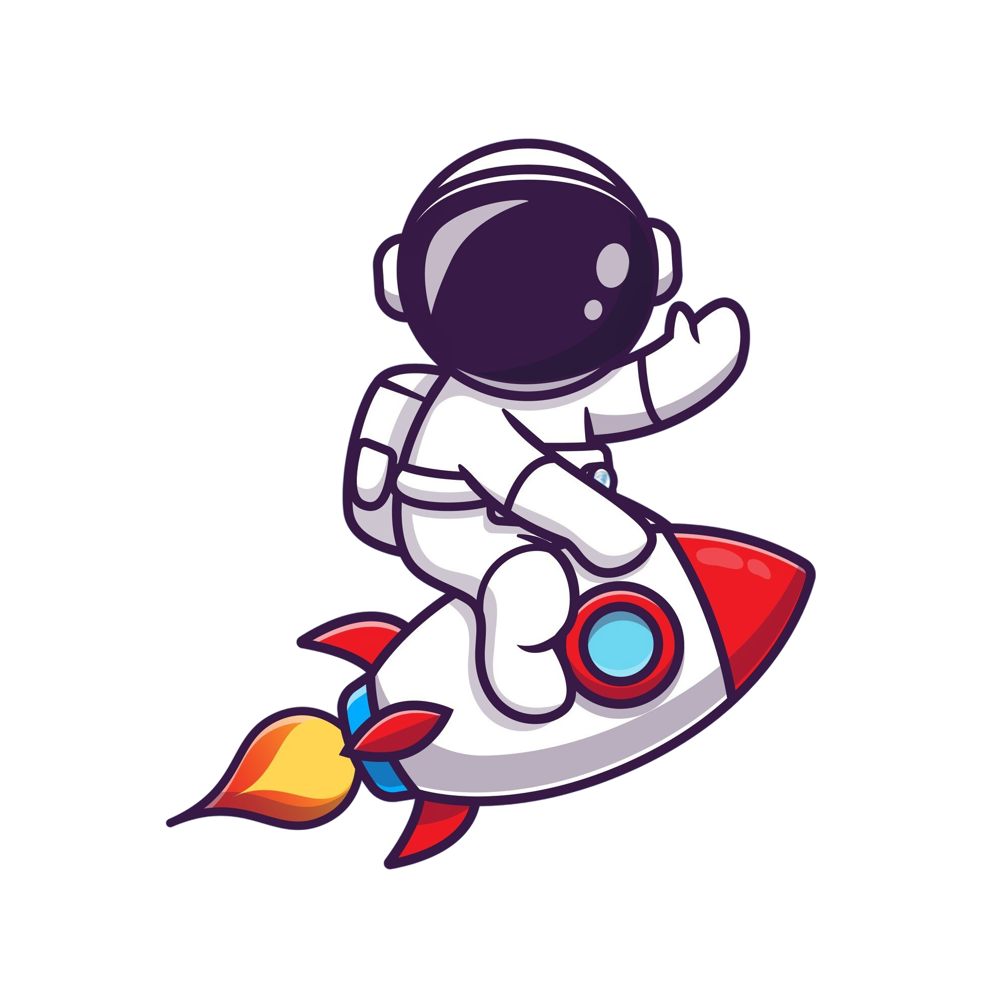 lindo-astronauta-montando-cohete-agitando-mano-icono-dibujos-animados-ilustracion-concepto-icono-tecnologia-ciencia